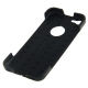 Coque iPhone 5C silicone double layer avec support intégré couleur noir