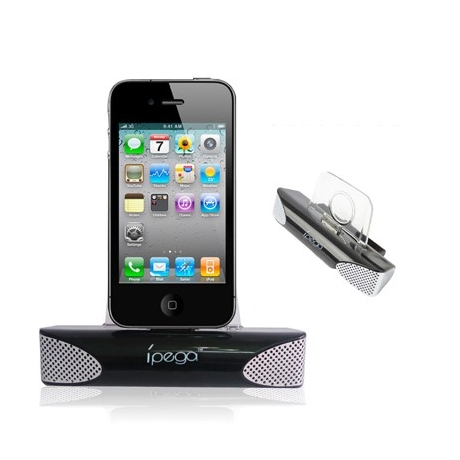 Dock enceintes stéréo compact pour iPhone et iPod