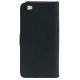 Housse porte-cartes en cuir iPhone 5C couleur noir