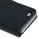 Housse porte-cartes en cuir iPhone 5C couleur noir