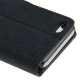 Housse porte-cartes en cuir iPhone 5C couleur noir