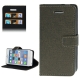 Housse porte-cartes en cuir iPhone 5C couleur gris