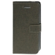 Housse porte-cartes en cuir iPhone 5C couleur gris