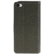 Housse porte-cartes en cuir iPhone 5C couleur gris