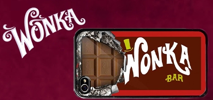 Coque iPhone 5/5S tablette de chocolat Wonka - Mobile-Store