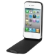 Etui Flip vertical en cuir iPhone 4 et 4S
