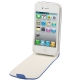 Etui Flip vertical en cuir iPhone 4 et 4S