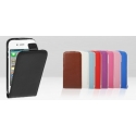 Etui Flip vertical en cuir iPhone 4 et 4S