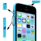 Kit boutons de remplacement iPhone 5C couleur bleu