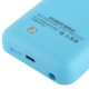 Coque batterie intégrée avec support iPhone 5C couleur bleu