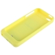 Coque batterie intégrée avec support iPhone 5C couleur jaune