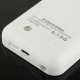 Coque batterie intégrée avec support iPhone 5C couleur blanc