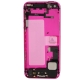 Chassis iPhone 5 avec boutons + ports + nappes pré-montés couleur rose