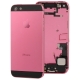 Chassis iPhone 5 avec boutons + ports + nappes pré-montés couleur rose clair