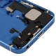 Chassis iPhone 5 avec boutons + ports + nappes pré-montés couleur bleu