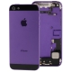 Chassis iPhone 5 avec boutons + ports + nappes pré-montés couleur violet