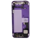 Chassis iPhone 5 avec boutons + ports + nappes pré-montés couleur violet