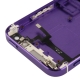 Chassis iPhone 5 avec boutons + ports + nappes pré-montés couleur violet