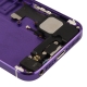 Chassis iPhone 5 avec boutons + ports + nappes pré-montés couleur violet