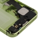 Chassis iPhone 5 avec boutons + ports + nappes pré-montés couleur vert