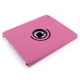 Housse iPad 2 | 3 | 4 avec support en cuir couleur rose