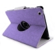 Housse iPad 2 | 3 | 4 avec support en cuir couleur violet