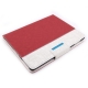 Housse iPad 2 | 3 | 4 avec support en cuir couleur rouge