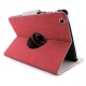 Housse iPad 2 | 3 | 4 avec support en cuir couleur rouge
