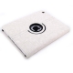 Housse iPad 2 | 3 | 4 avec support en cuir couleur blanc