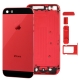 Châssis / Face arrière couleurs customs iPhone 5S couleur rouge