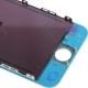 Ecran de remplacement complet iPhone 5 : LCD + dalle tactile + Cadre couleur bleu