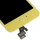 Ecran de remplacement complet iPhone 5 : LCD + dalle tactile + Cadre couleur jaune