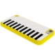 Coque Piano en silicone souple iPod Touch 5g couleur jaune