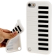 Coque Piano en silicone souple iPod Touch 5g couleur blanc