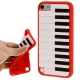 Coque Piano en silicone souple iPod Touch 5g couleur rouge