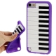 Coque Piano en silicone souple iPod Touch 5g couleur violet