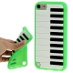 Coque Piano en silicone souple iPod Touch 5g couleur vert