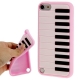 Coque Piano en silicone souple iPod Touch 5g couleur rose