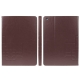 Etui iPad Air en cuir avec porte-cartes couleur marron