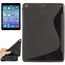 Coque iPad Air en silicone couleur noir
