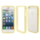 Bumper transparent iPhone 5/5S couleur jaune