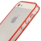 Bumper transparent iPhone 5/5S couleur rouge