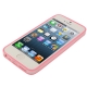 Bumper transparent iPhone 5/5S couleur rose