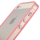 Bumper transparent iPhone 5/5S couleur rose
