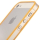 Bumper transparent iPhone 5/5S couleur orange