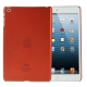 Coque iPad mini transparente couleur rouge