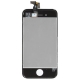écran complet + vitre tactile iPhone 4/4S couleur noir