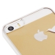 Coque iPhone 5/5S transparente oiseau couleur argent