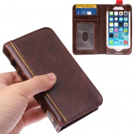 Housse en cuir design livre iPhone 5/5S