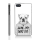 Coque iPhone 4 et 4S Dog Same Shit Every Day